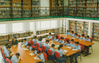 book library at sharada public school balrapur cbse board